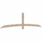 Ekena Millwork Bellingham Smooth Timber Gable Bracket, Douglas Fir, 108"W x 27"H x 1 1/2"D x 3 1/2"F, 6/12 Pitch GBW108X27X0204BEL00SDF - alternate 3